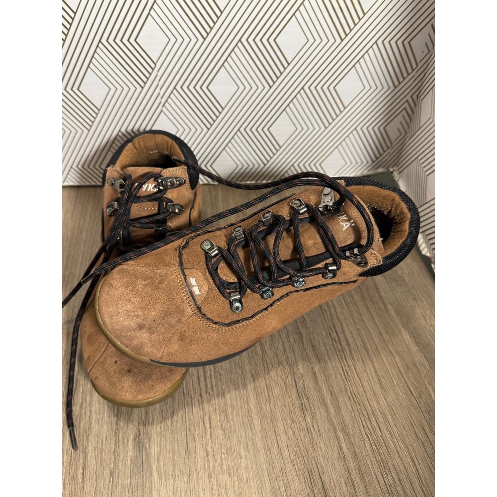 Ryka Tan Suede Orthoheel Hiking Boots Women Size 9WBrown great tread